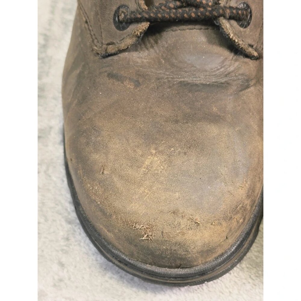 Rocky 6" Work Boots Mens 9.5 Brown Safety Toe Slip Resistant F2413-11 - Picture 4 of 16